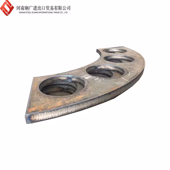 Peça de maquinaria para fabricação de chapa metálica de estrutura de aço para soldagem