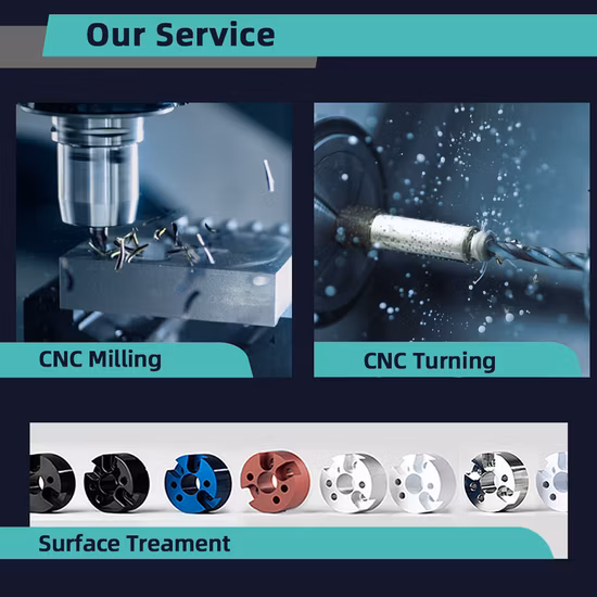 Peças de usinagem de precisão CNC de latão de alumínio de aço inoxidável de metal personalizado